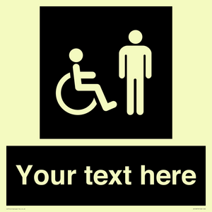 Custom information: black panel disabled and male